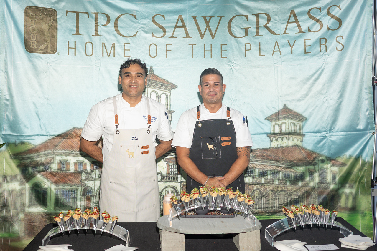Local chefs serving guests at the JaxFuse food expo